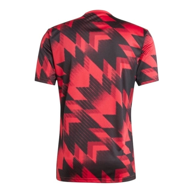 Camisa Manchester United Treino 25/26 - Torcedor Adidas Masculina - Preta com detalhes em vermelho