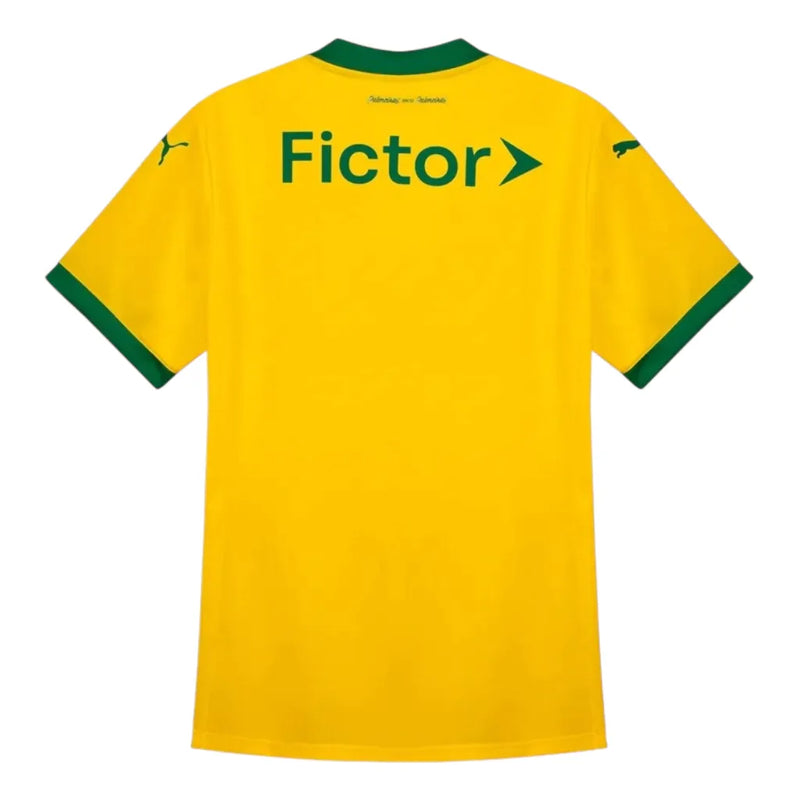 Camisa Palmeiras III 25/26 - Torcedor Puma Feminina - Amarela e verde