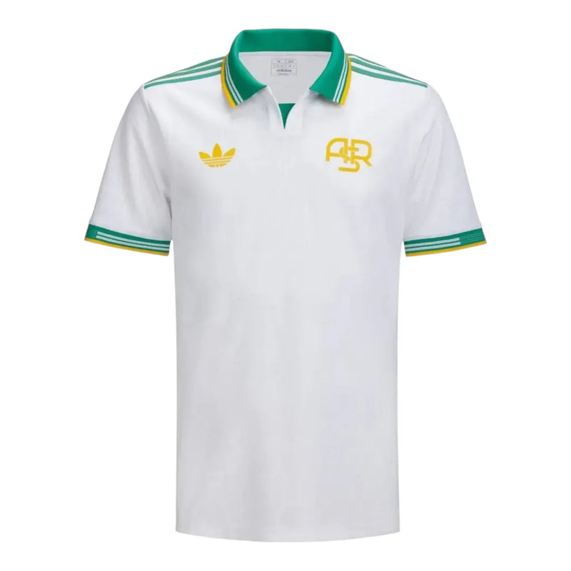 Camisa Roma III 25/26 - Torcedor Adidas Masculina - Branca com detalhes em verde