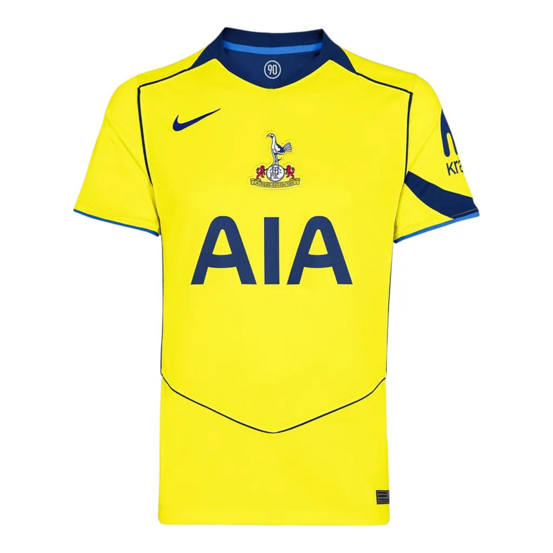 Camisa Tottenham III 25/26 - Torcedor Nike Masculina - Amarela e azul