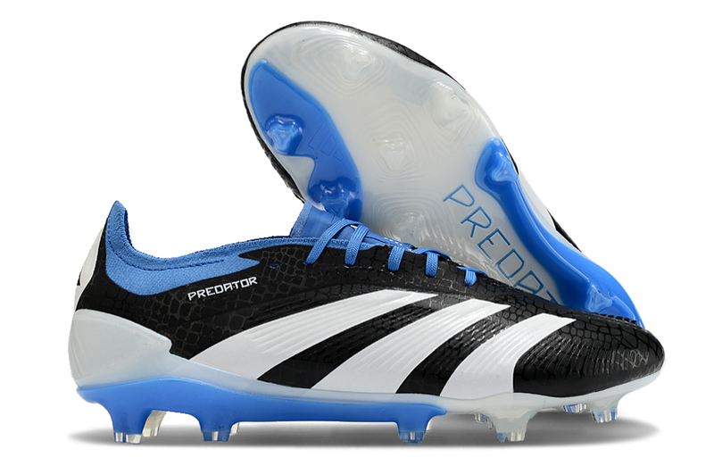 Chuteira Adidas Predator Elite FG Campo - Preto/Azul