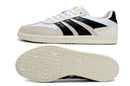 Chuteira Adidas Futsal Predator 24 League Low Freestyle - Branco, Bege e Preto