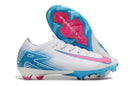 Chuteira Nike Air Zoom Mercurial Vapor 16 Elite FG Campo - Branco e Azul