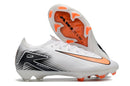 Chuteira Nike Air Zoom Mercurial Vapor 16 Elite FG Campo - Branco e Preto