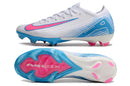 Chuteira Nike Air Zoom Mercurial Vapor 16 Elite FG Campo - Branco e Azul