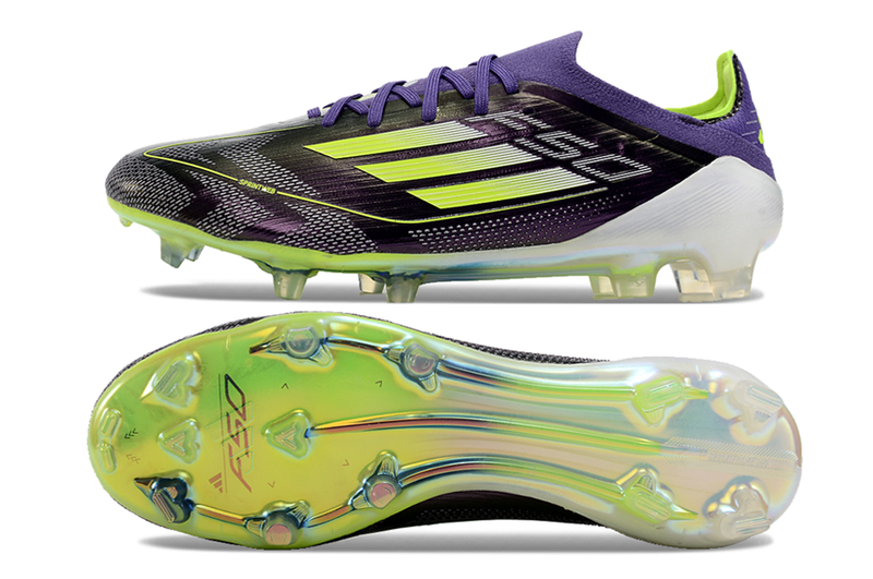 Chuteira Adidas Campo F50 Elite FG - Roxo/Verde