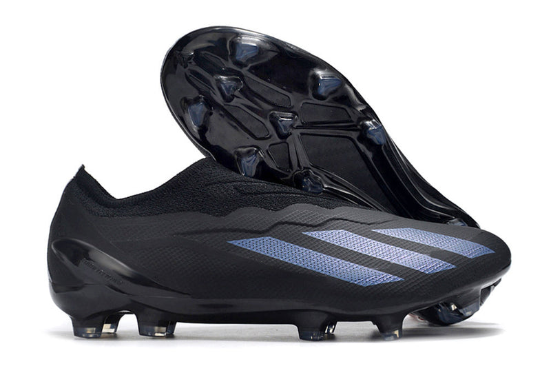 Chuteira Adidas Campo X CrazyFast .1 LL FG - Preto e Azul