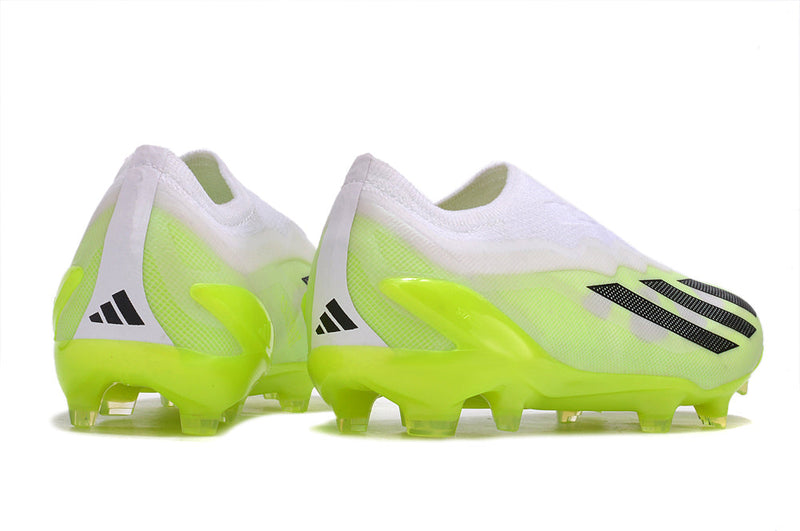 Chuteira Adidas Campo X CrazyFast .1 LL FG - Verde e Branco