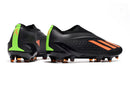 Chuteira Adidas Campo X SpeedPortal+ FG - Preto/Laranja