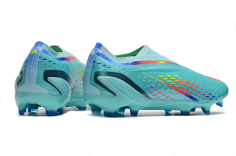 Chuteira Adidas Campo X SpeedPortal+ FG - Verde Água