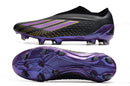 Chuteira Adidas Campo X SpeedPortal+ FG - Preto/Roxo