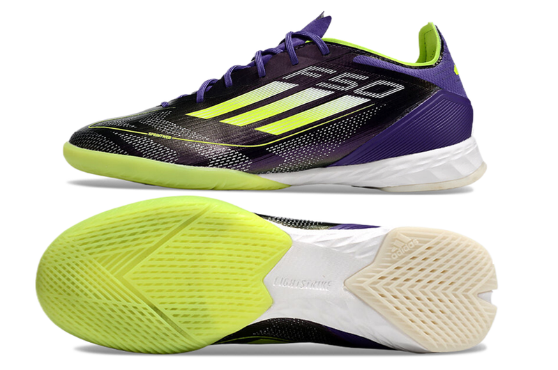 Chuteira Adidas Futsal F50 PRO IC - Roxa/Verde