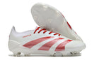 Chuteira Adidas Predator Elite FG Campo - Branco e Vermelho