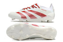 Chuteira Adidas Predator Elite FG Campo - Branco e Vermelho