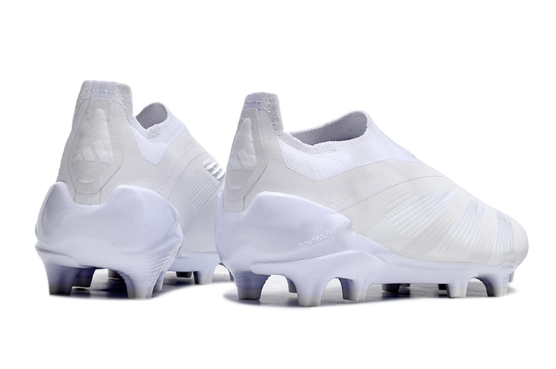 Chuteira Adidas Predator Elite FG Sem Cadarço Campo - Branco