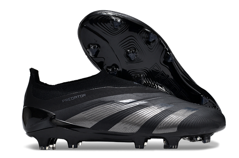 Chuteira Adidas Predator Elite FG Sem Cadarço Campo - Preto