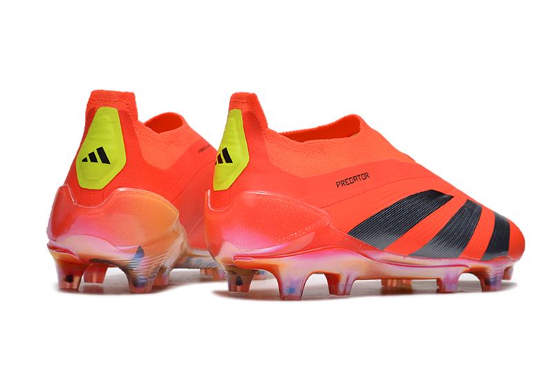 Chuteira Adidas Predator Elite FG Sem Cadarço Campo - Laranja