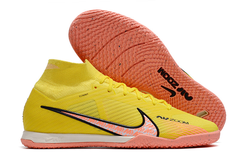 Chuteira Nike Futsal Air Zoom Mercurial Superfly 9 Elite IC - Amarela