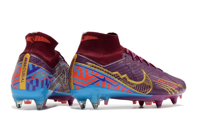 Chuteira Nike Campo Air Zoom Mercurial Superfly 9 Elite SG Trava Mista