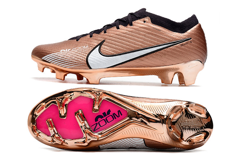 Chuteira Nike Campo Air Zoom Mercurial Vapor 15 Elite FG - Dourado