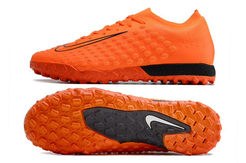 Chuteira Nike Society Phantom Ultra Venom TF - Laranja
