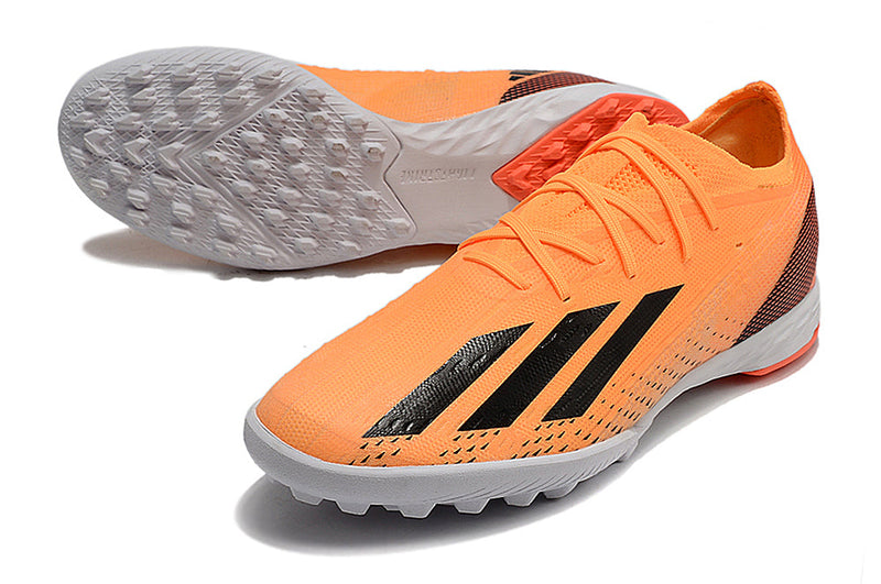 Chuteira Society Adidas X SpeedPortal.1 TF - Laranja