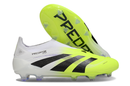 Chuteira Adidas Predator Elite 25 Laceless Campo - Branco/Verde