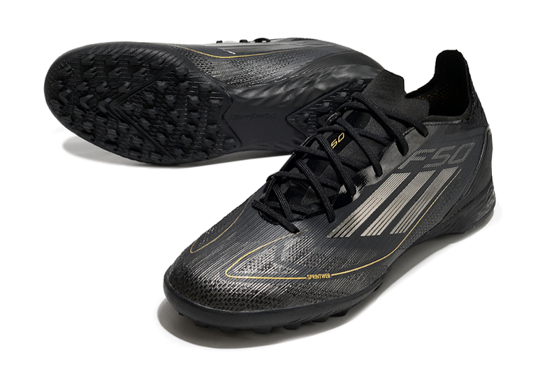 Chuteira Adidas Society F50 PRO TF - Prata