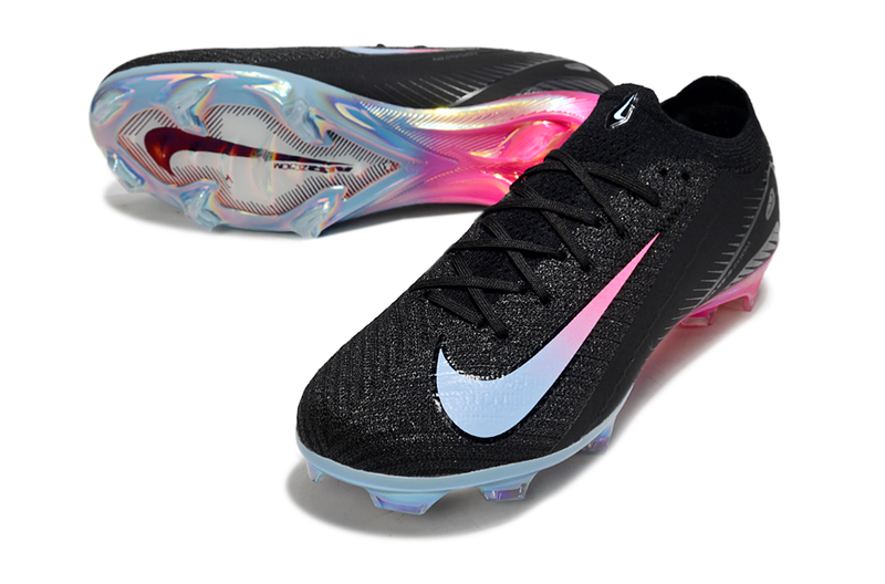 Chuteira Campo Nike Air Zoom Mercurial Vapor 16 Elite FG - Preto e Rosa