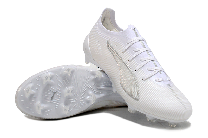 Chuteira Puma Ultra 5 Ultimate FG Campo - Branco