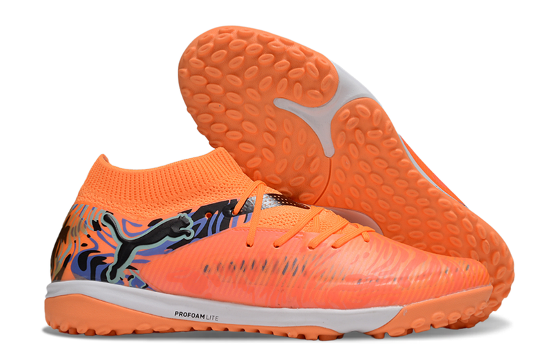 Chuteira Society Puma Future 8 Ultimate TF - Laranja