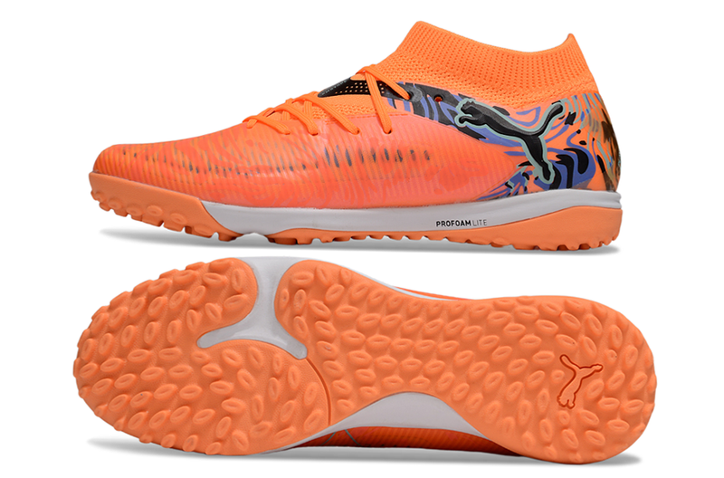 Chuteira Society Puma Future 8 Ultimate TF - Laranja