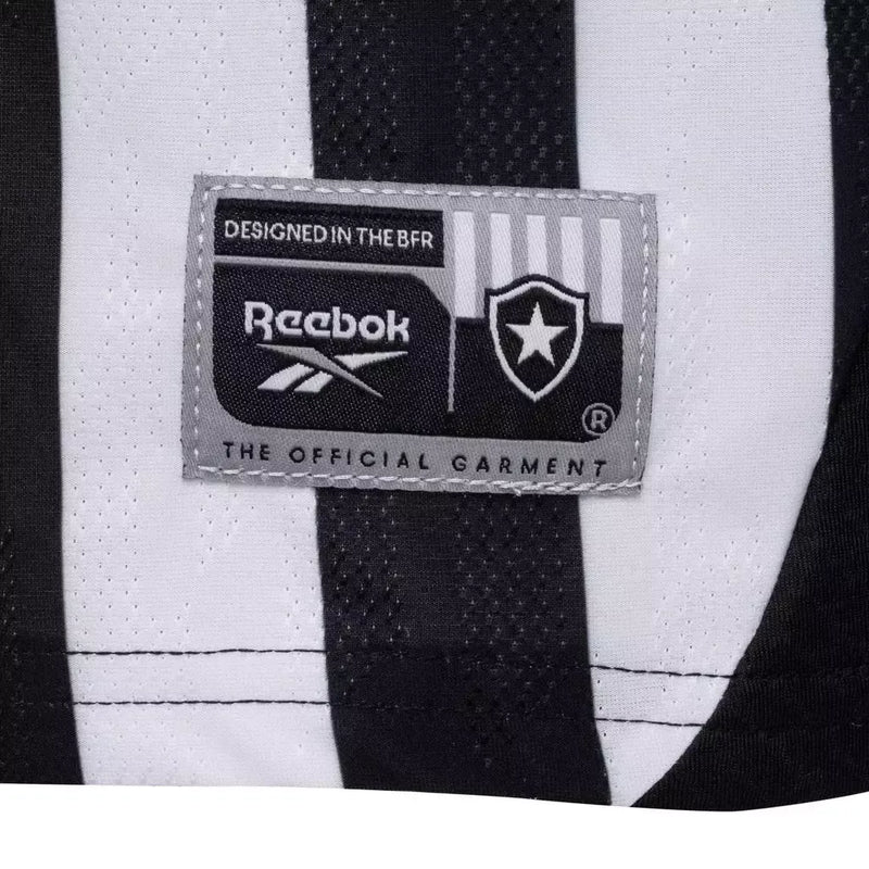 Kit Infantil Botafogo I 25/26 - Reebok - Preto e branco