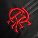 Camisa Retrô Flamengo III manga longa 19/20 - Adidas Masculina - Preta com detalhes em vermelho