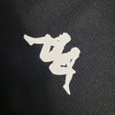 Camisa Vasco da Gama II Edição especial LGBTQIAPN+ 23/24 -  Kappa Feminina - Preta com detalhes na faixa nas cores de um Arco-íris