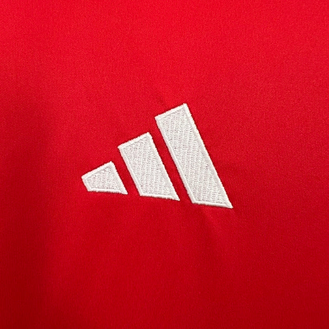 Camisa Colo Colo do Chile II 23/24 - Torcedor Adidas Masculina - Vermelha com detalhes em preto