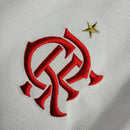 Camisa Flamengo II 22/23 Torcedor Masculina -Branca com detalhes preto e vermelho