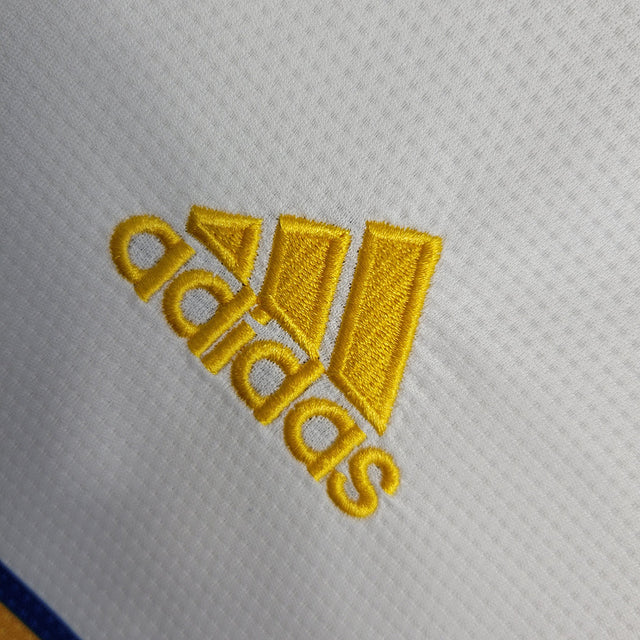 Camisa Tigres do México I 22/23 - Torcedor Adidas Masculina - Branca com detalhes em amarelo e azul