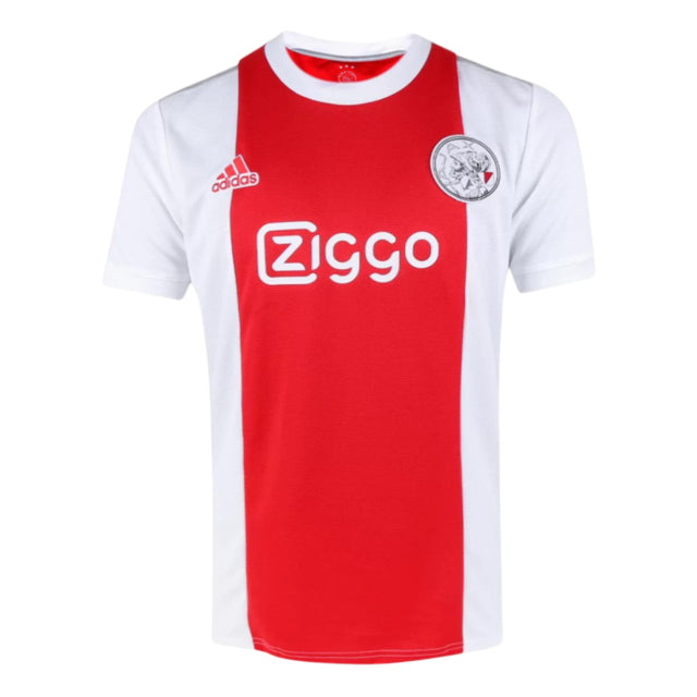 Camisa Ajax Home 21/22 Adidas Masculina - Branco e Vermelho