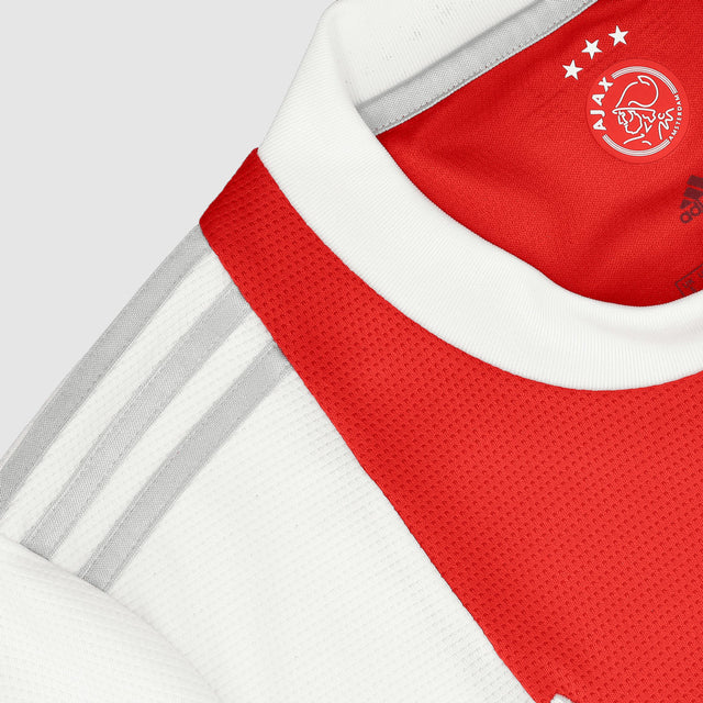Camisa Ajax Home 21/22 Adidas Masculina - Branco e Vermelho