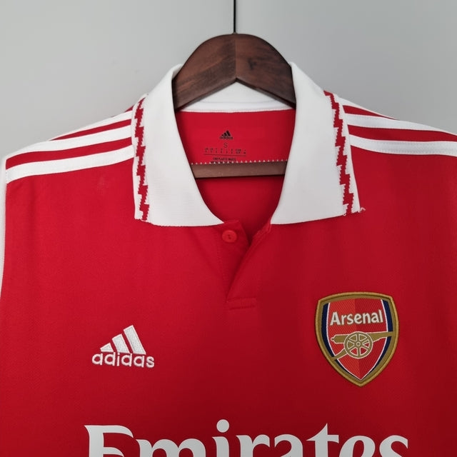 Camisa Arsenal Home 22/23 Torcedor Adidas Masculina - Vermelho e Branco