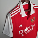 Camisa Arsenal Home 22/23 Torcedor Adidas Masculina - Vermelho e Branco