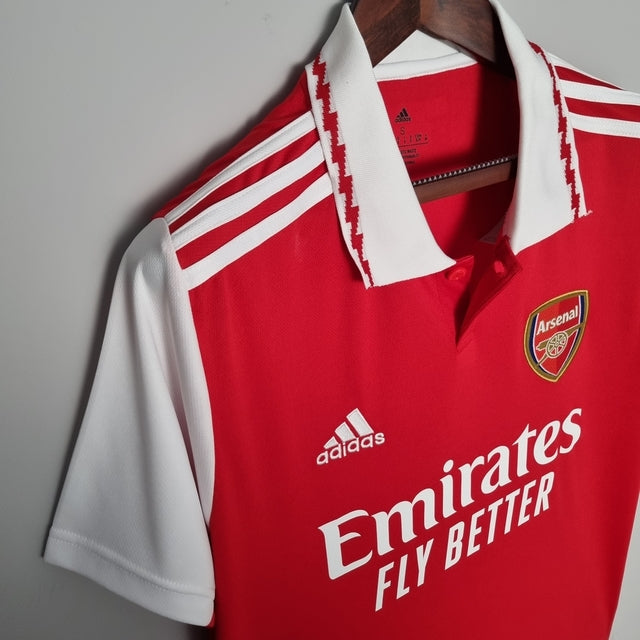 Camisa Arsenal Home 22/23 Torcedor Adidas Masculina - Vermelho e Branco