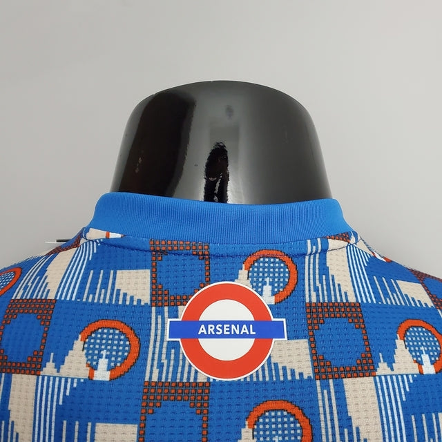 Camisa Arsenal TfL" 22/23 Jogador Adidas Masculina - Azul