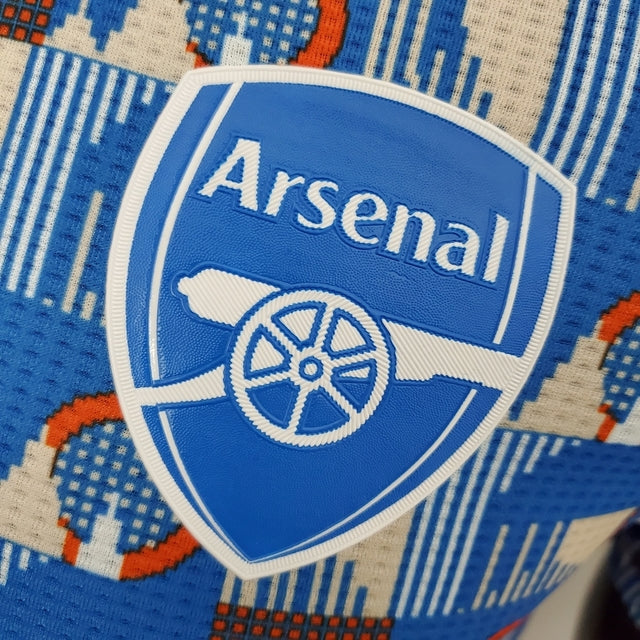 Camisa Arsenal TfL" 22/23 Jogador Adidas Masculina - Azul