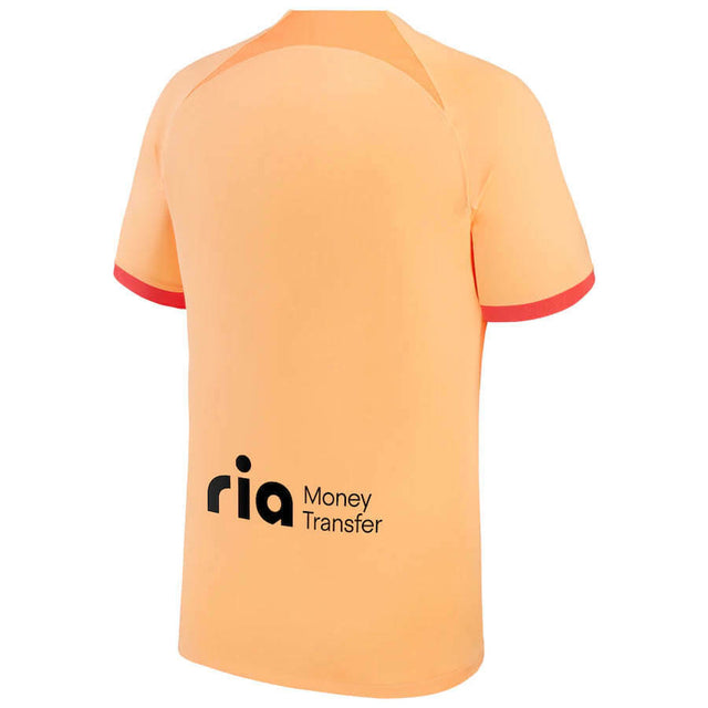 Camisa Atlético de Madrid Third 22/23 Torcedor Nike Masculina - Laranja