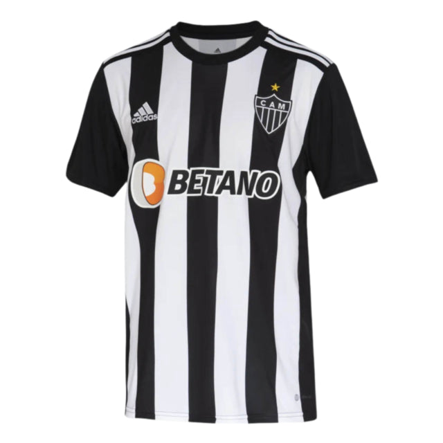 Camisa Atlético Mineiro I 22/23 Torcedor Adidas Masculina - Preto e Branco