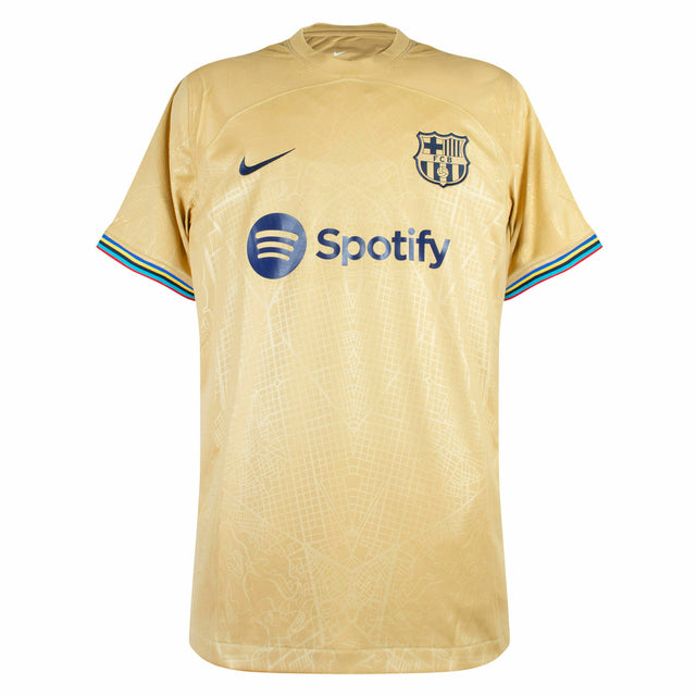 Camisa Barcelona Away 22/23 Torcedor Nike Masculina - Dourada