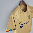 Camisa Barcelona Away 22/23 Torcedor Nike Masculina - Dourada