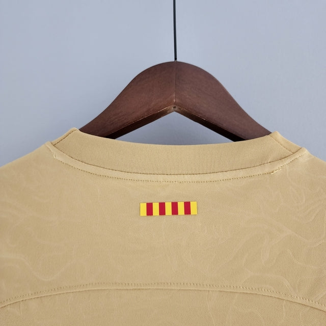 Camisa Barcelona Away 22/23 Torcedor Nike Masculina - Dourada